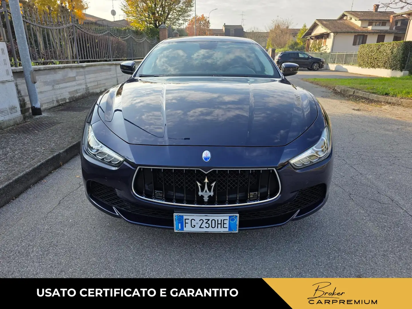 Maserati Ghibli 3.0 V6 bt 350cv auto Bleu - 2