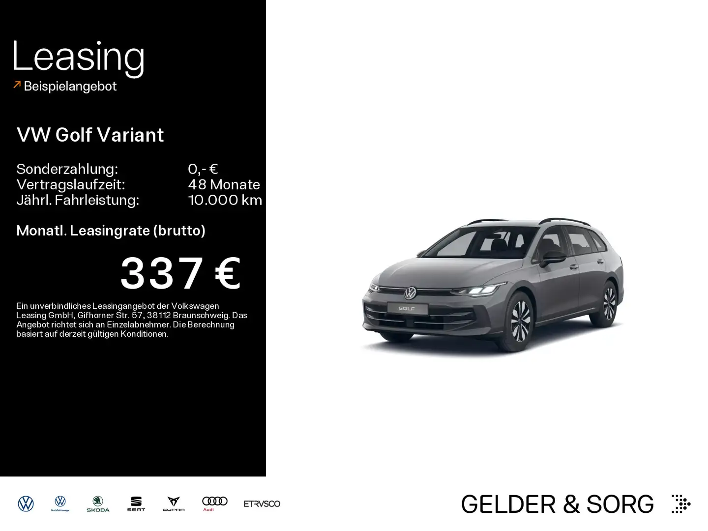 Volkswagen Golf Variant Life 1.5 TSI LED*AHK*Digital*ACC Grau - 1