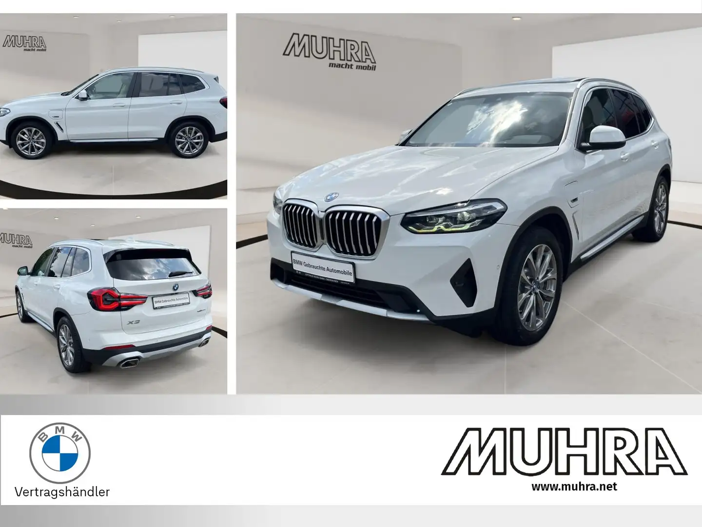 BMW X3 xDrive30e 19" Pano Memorysitze Sportsitz LC Plus bijela - 1