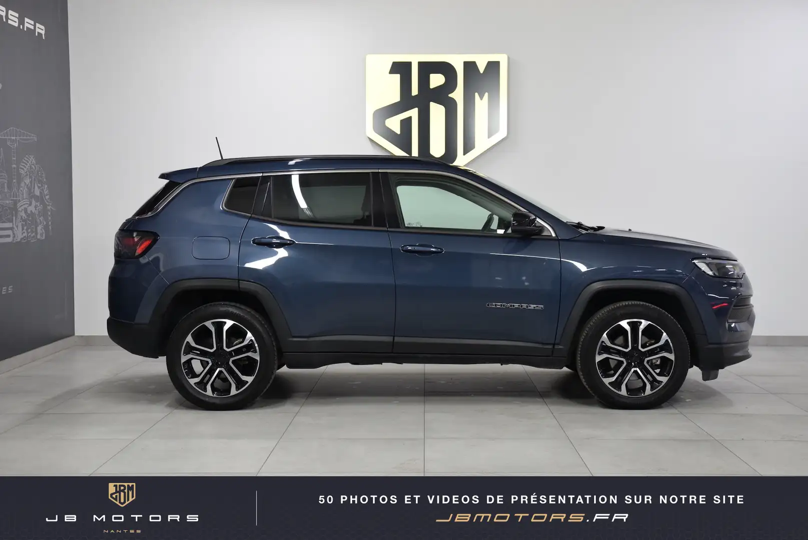 Jeep Compass 1.5 Turbo T4 130 ch e-Hybrid BVR7 Limited Bleu - 2