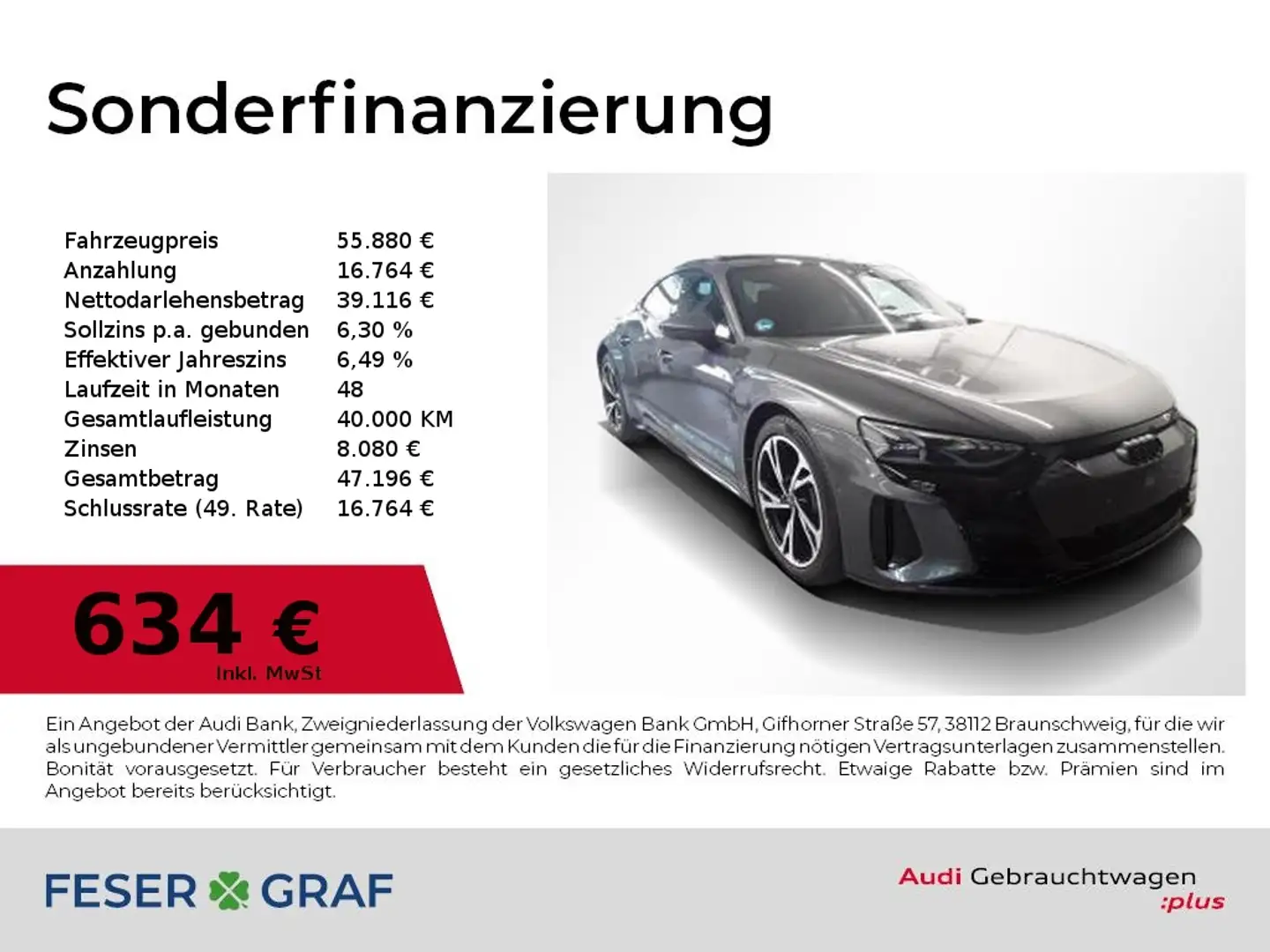 Audi e-tron GT quattro Matrix,Kameras,Pano,Navi,Leder Grau - 1