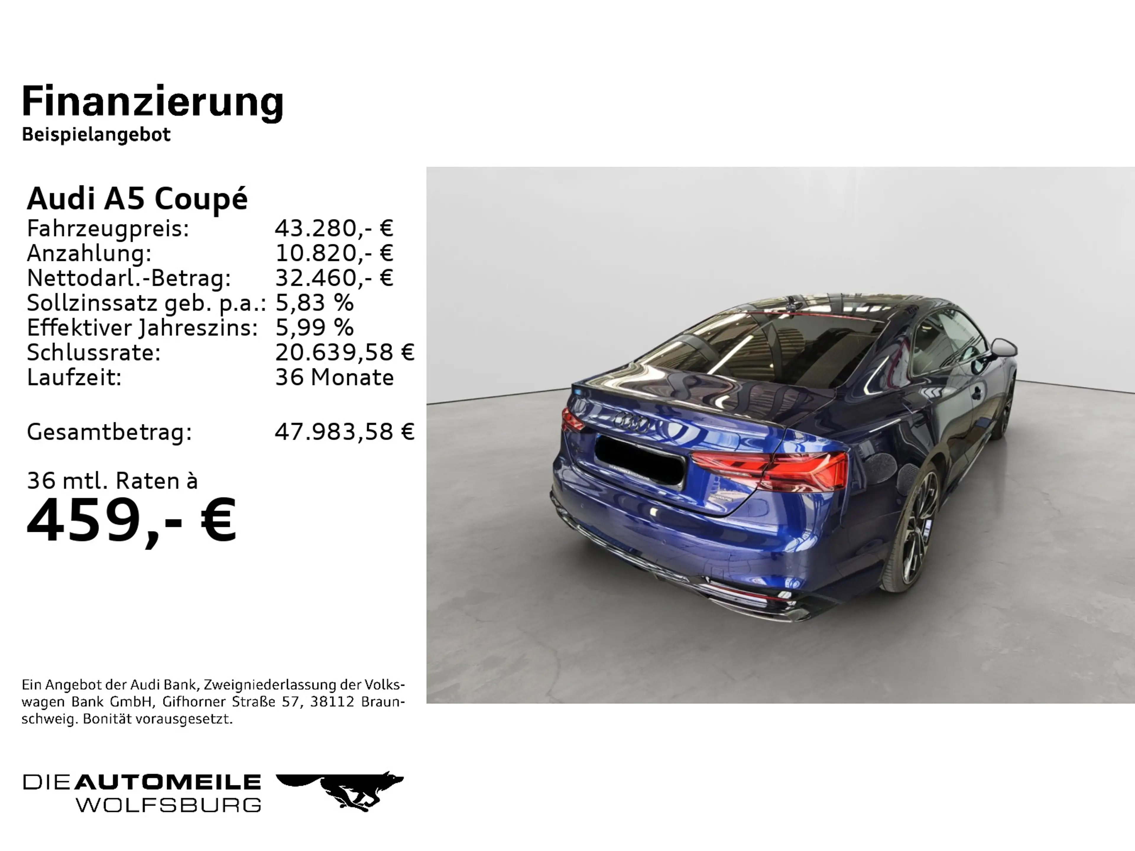 Audi A5 A5 Coupe 45 TFSI quattro S tronic S line HeadUp/ — photo 2