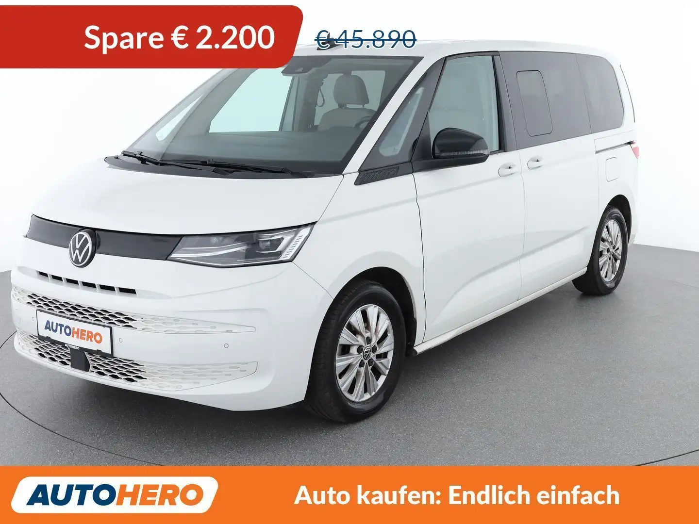 Volkswagen T7 Multivan 1.4 TSI eHybrid Aut. *LED*SPUR*TOT*7-SZ*PDC*SHZ* Weiß - 1