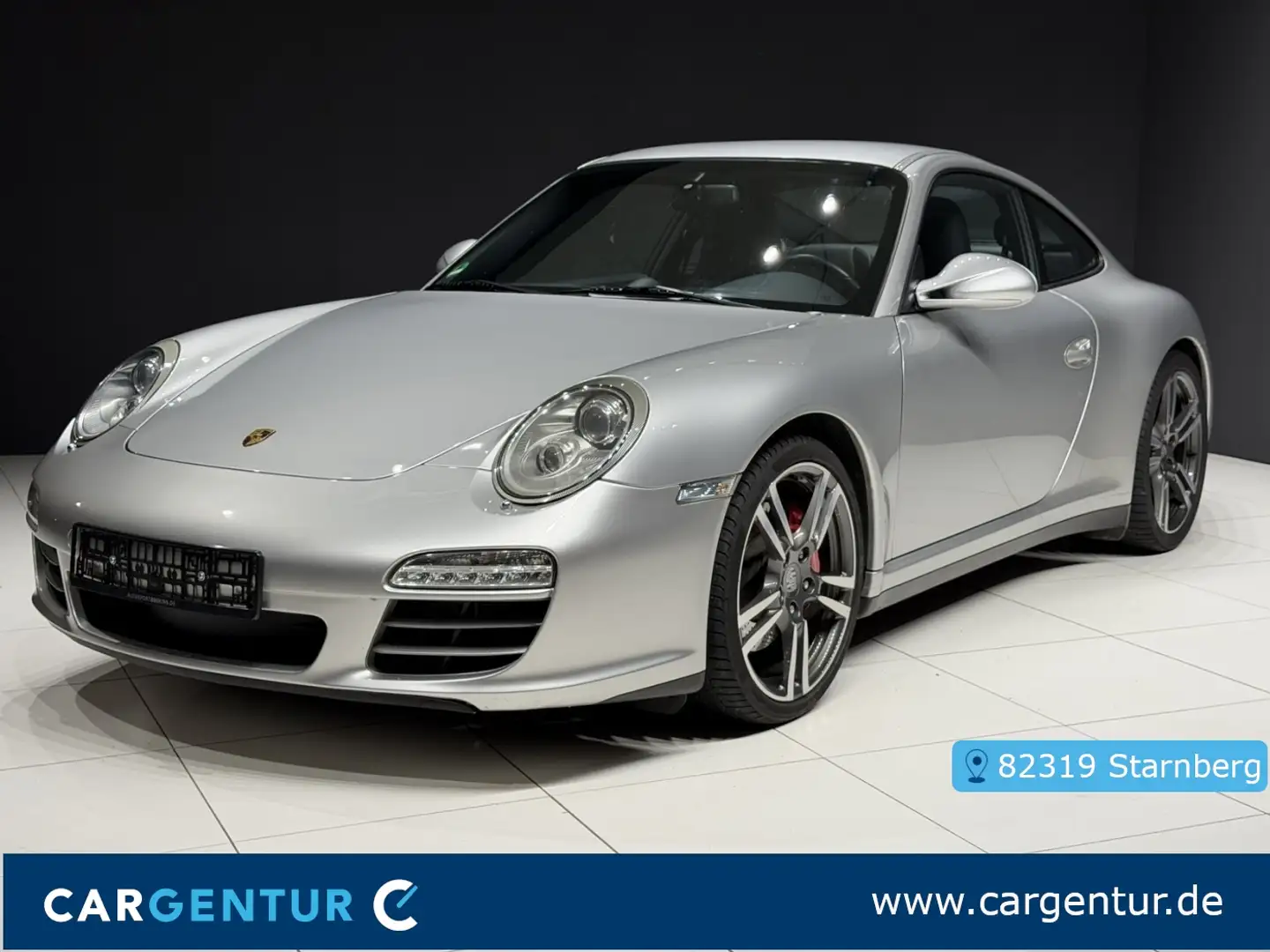 Porsche 997 Carrera 4S 3.8 Navi Xen AUT PDC Silber - 1