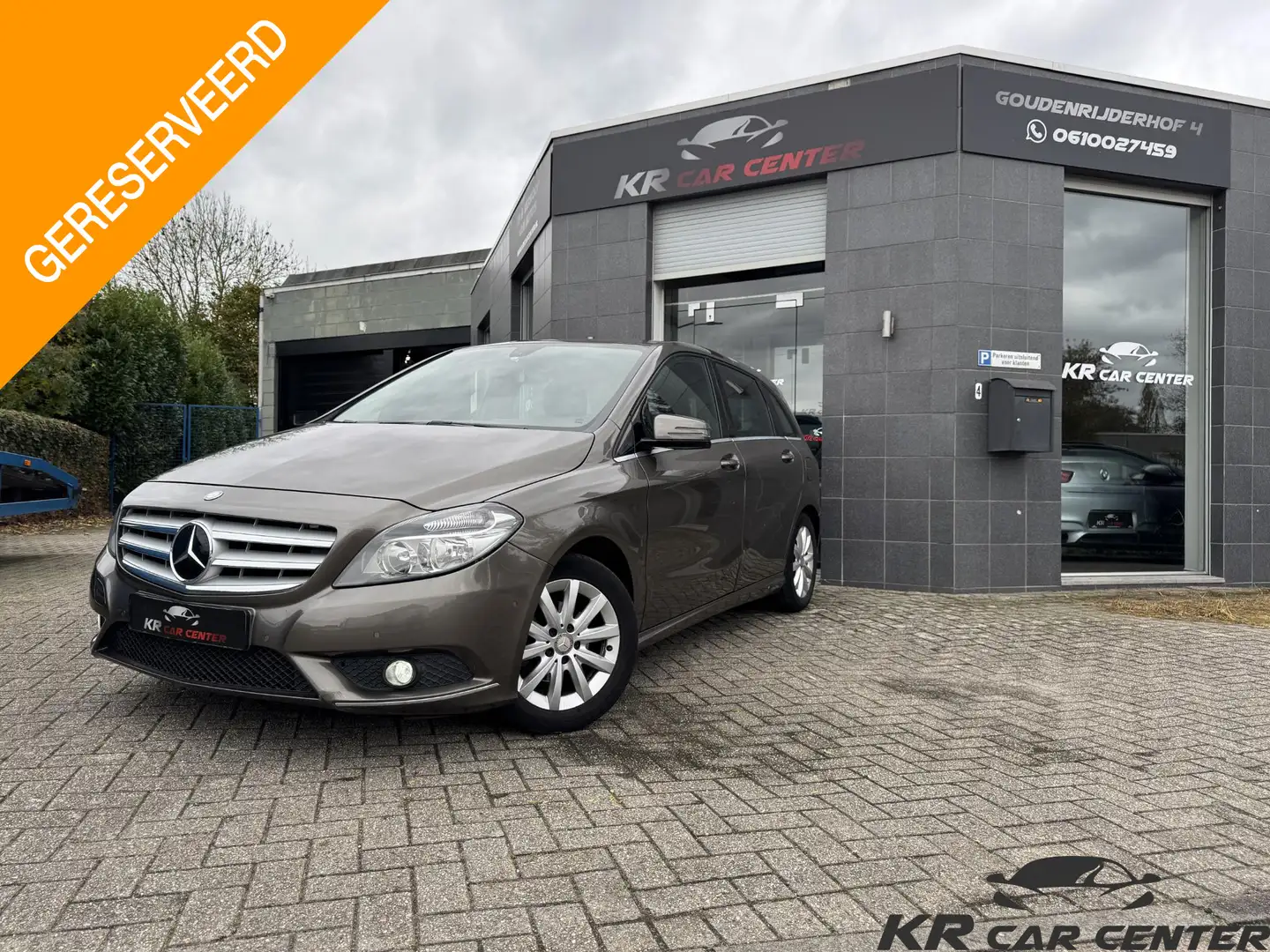 Mercedes-Benz B 180 Ambition 5DRS AIRCO-STOELVERWARMING- Gris - 1