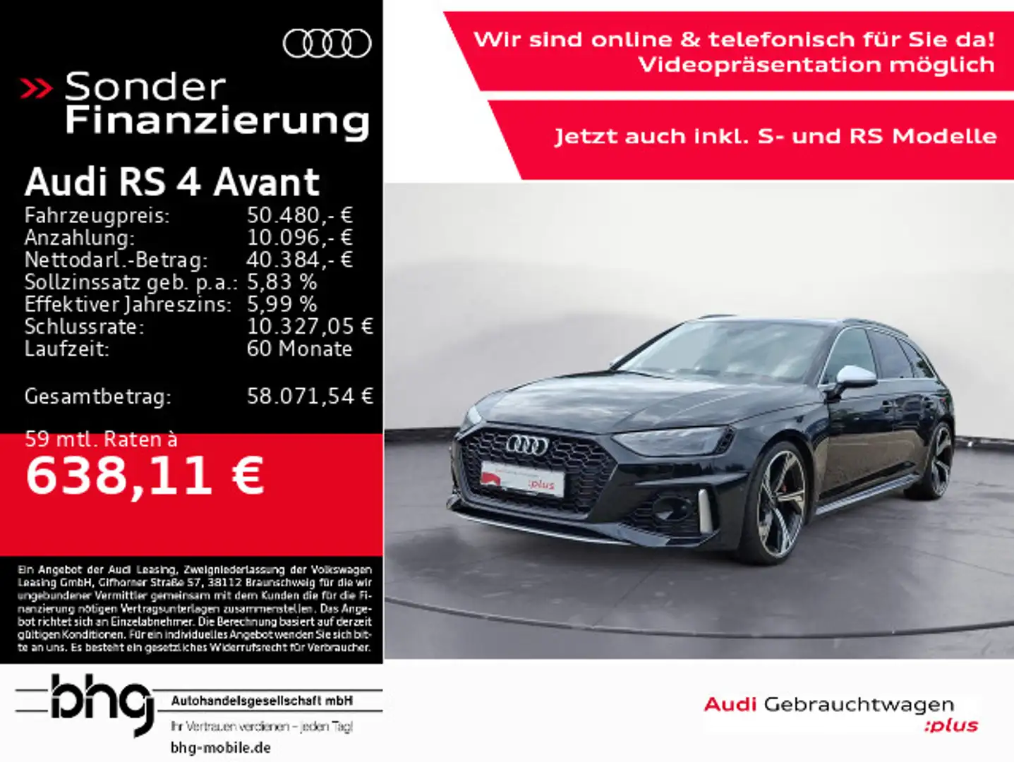 Audi RS4 RS4 Avant qu. tiptronic Black - 1