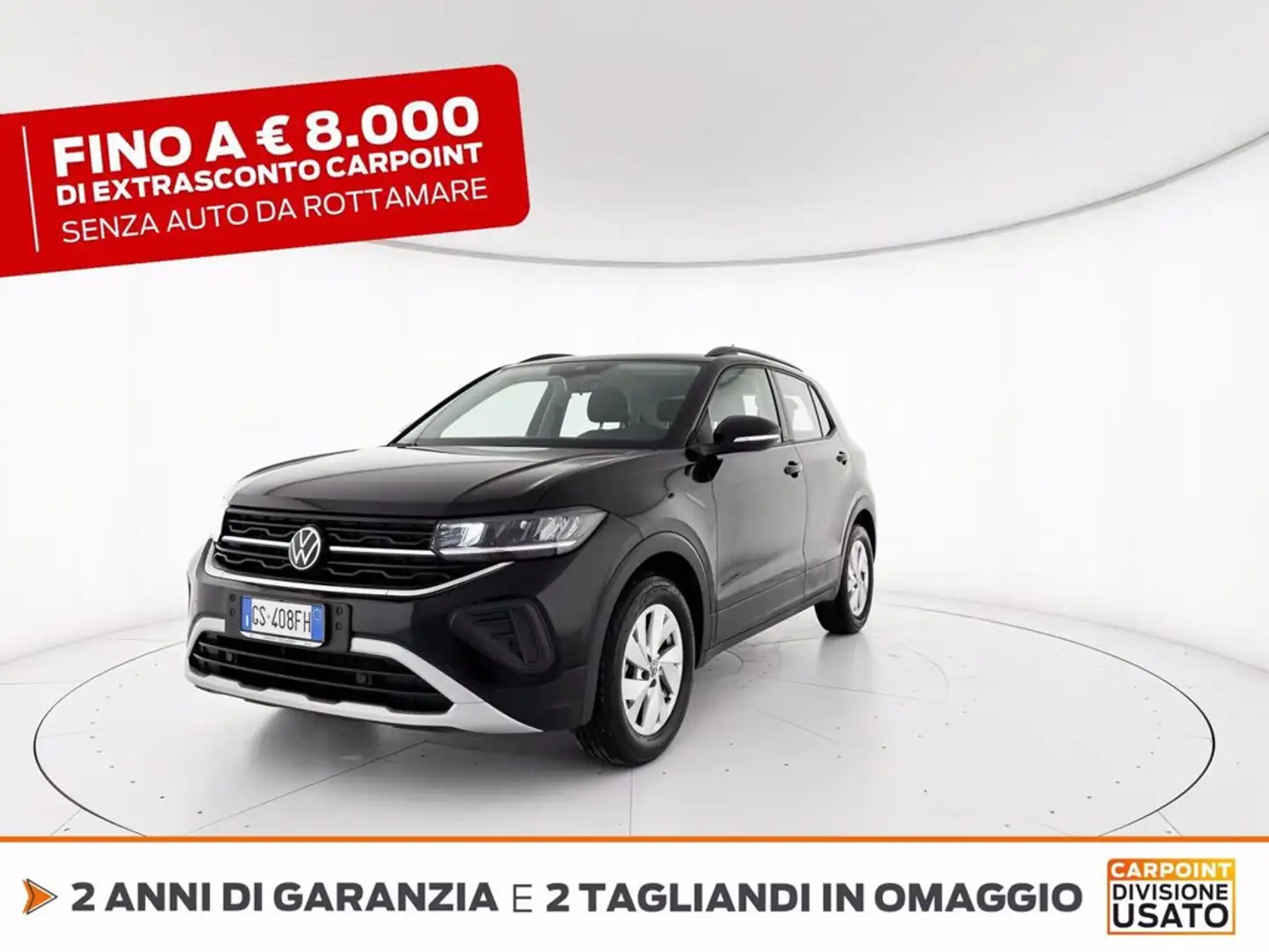 Volkswagen T-Cross 1.0 tsi life 95cv Nero - 1