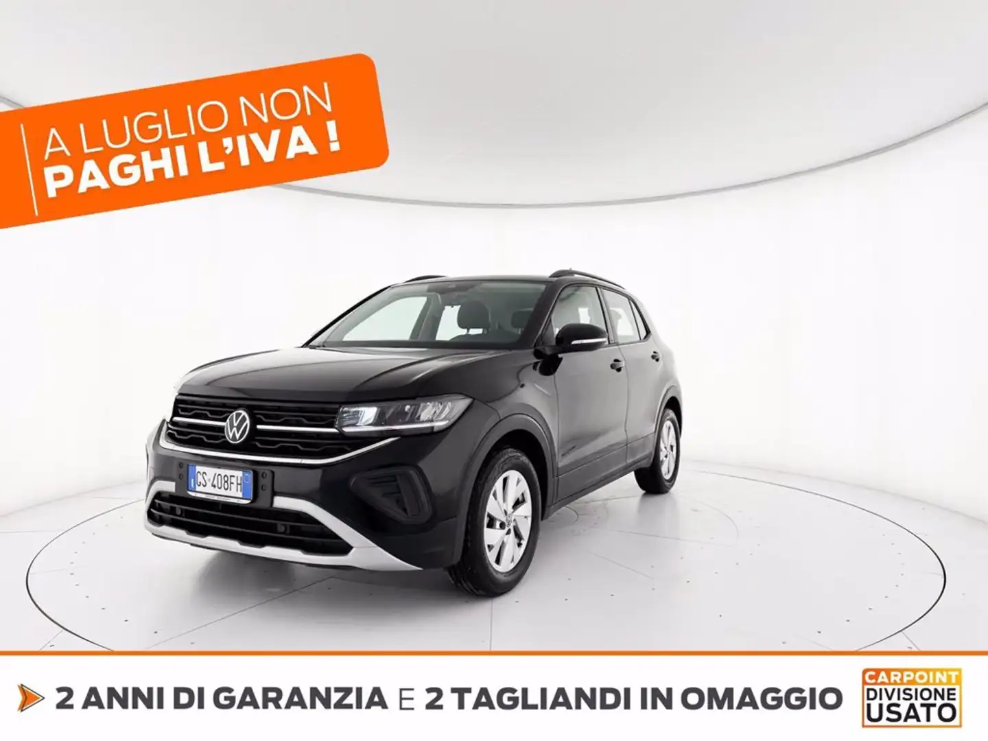 Volkswagen T-Cross 1.0 tsi life 95cv Nero - 1