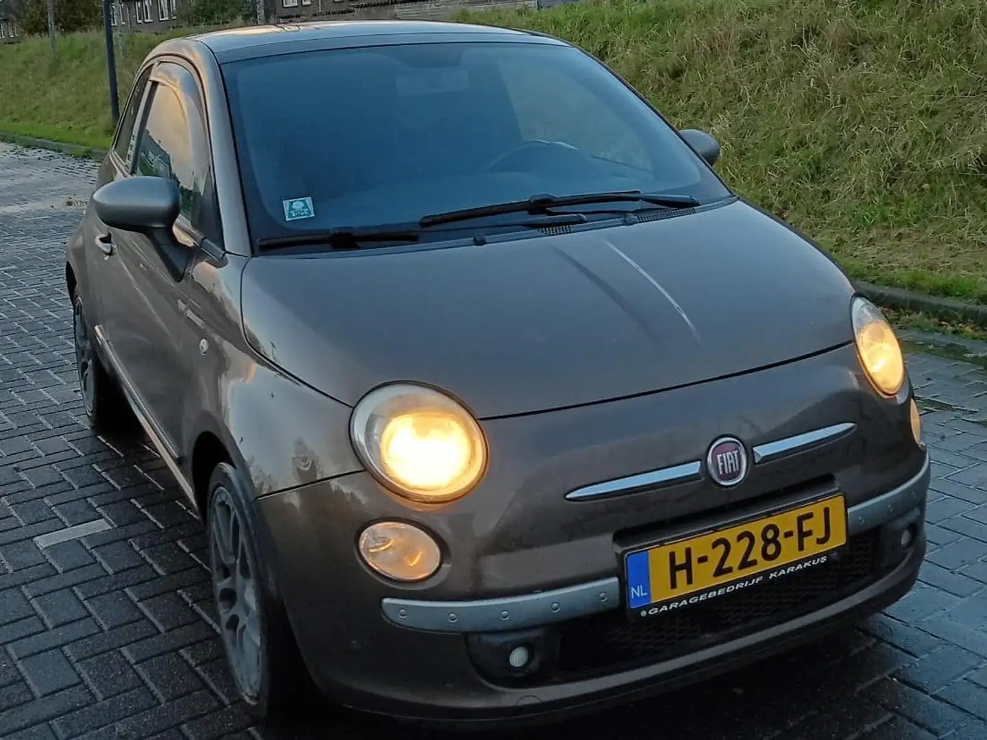 Fiat 500 500 1.2 Lounge Brons - 1