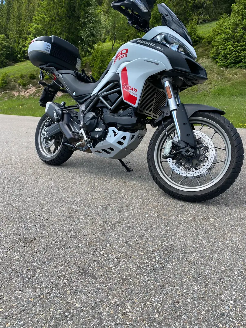 Ducati Multistrada 950 ABS, Electro starter sher geflecht Biały - 1
