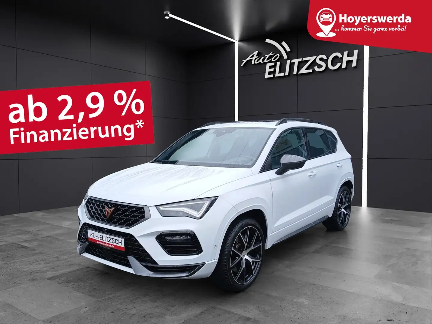 CUPRA Ateca TSI DSG 4Drive LED AHK Navi Pano AID ACC Park-A... Weiß - 1