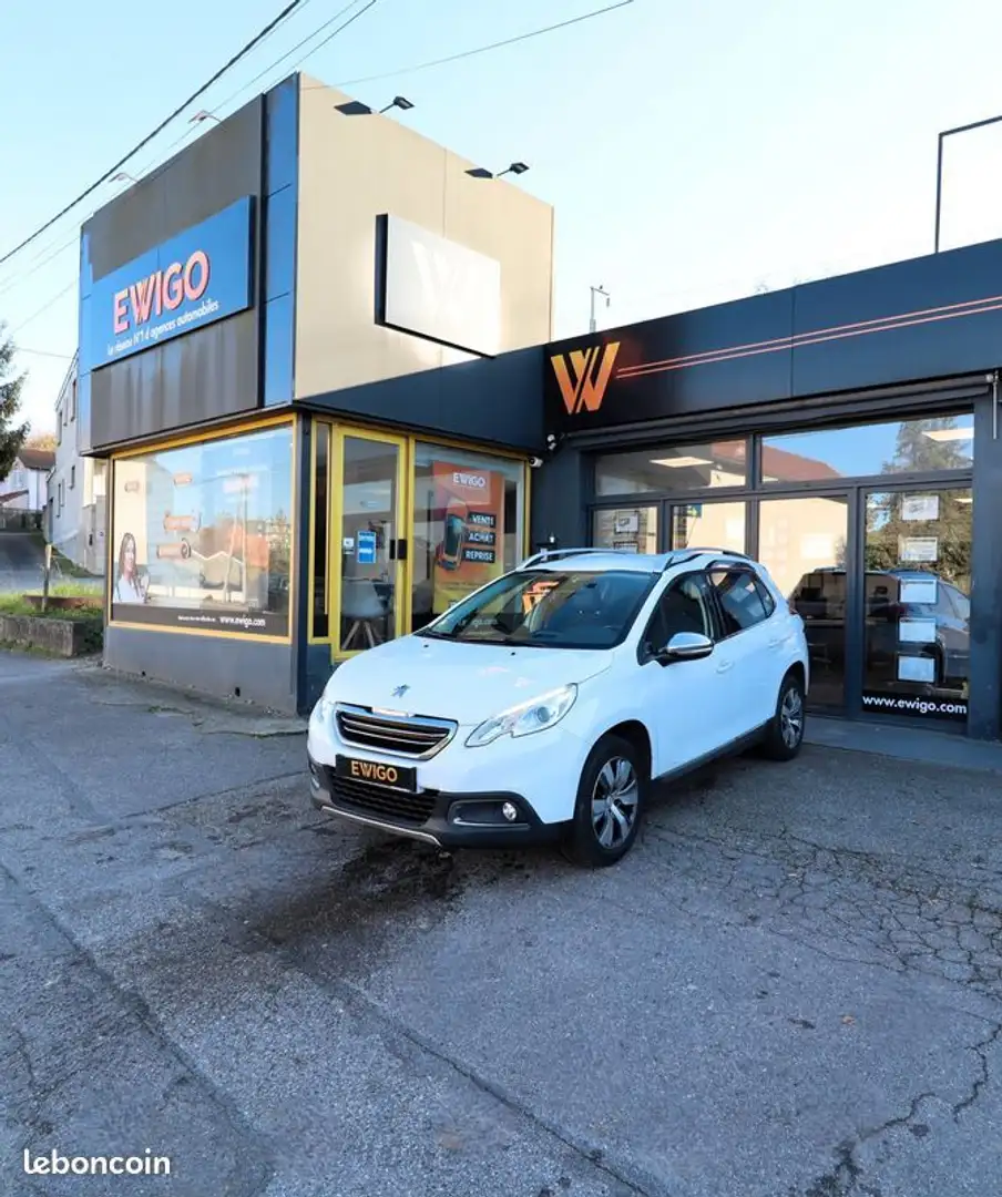 Peugeot 2008 generation-i 1.6 bluehdi 100 ch allure business Blanc - 1