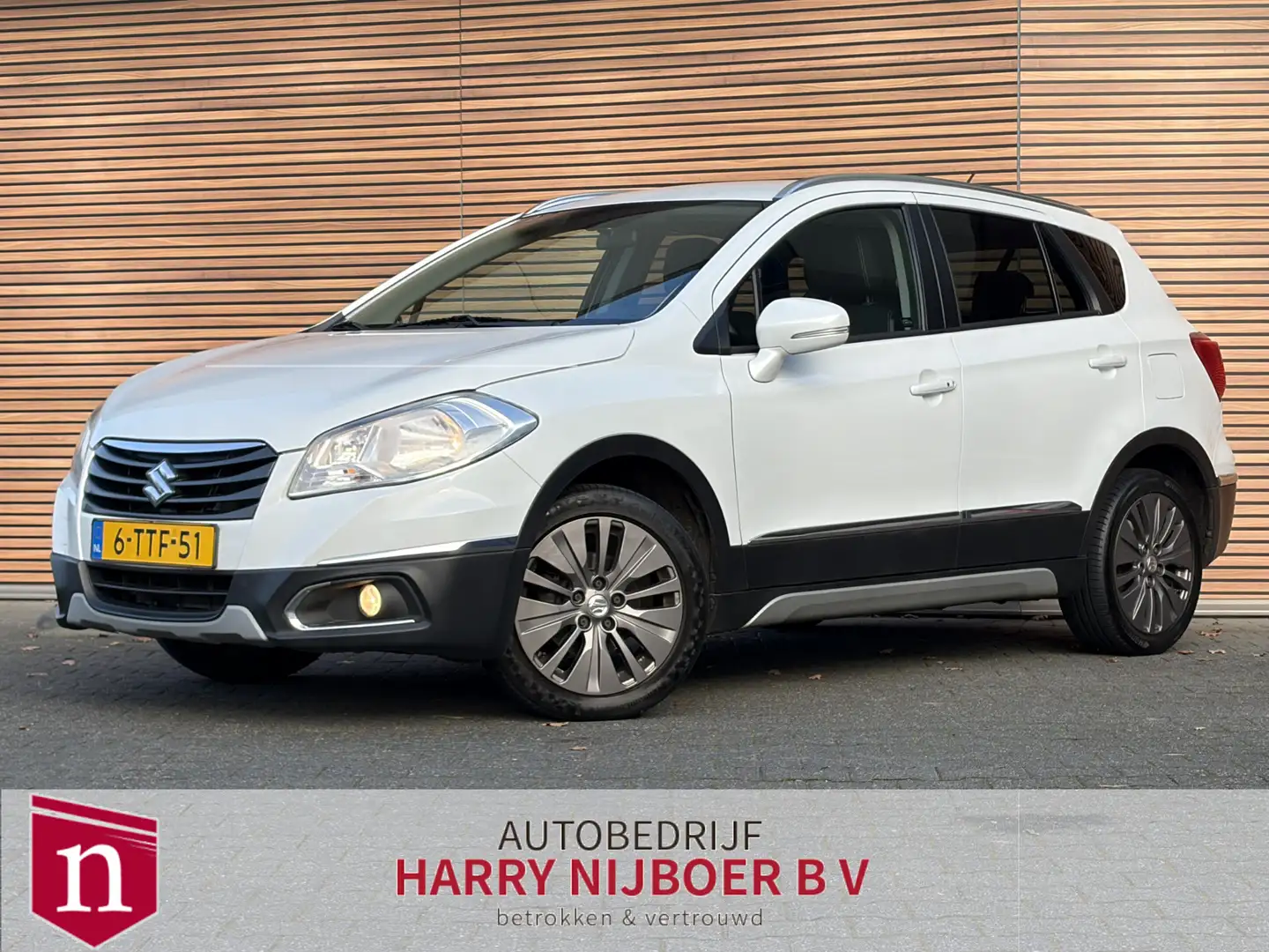 Suzuki SX4 S-Cross 1.6 Exclusive Navi / Trekhaak / Cruise / camera en Blanc - 1