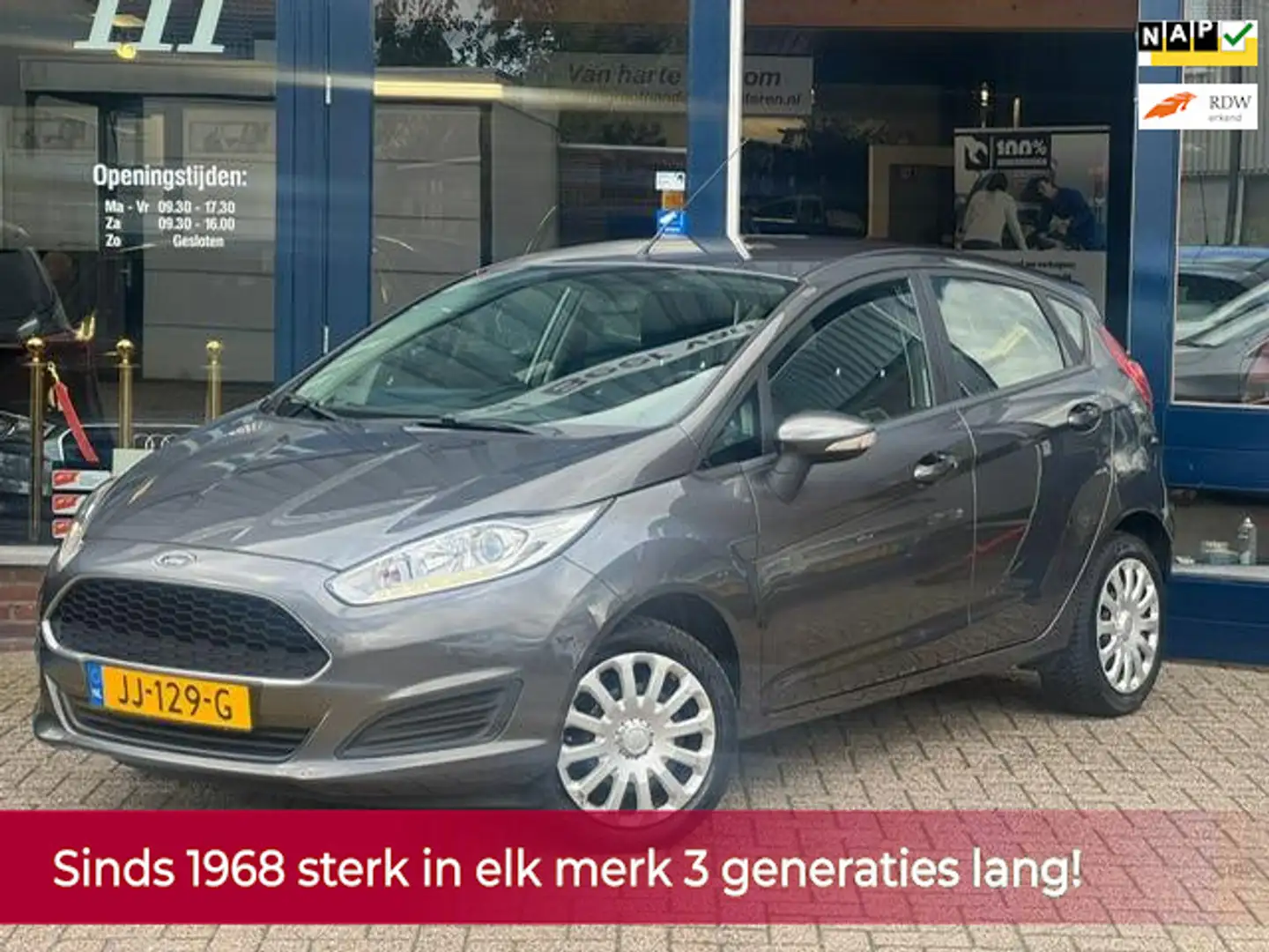 Ford Fiesta 1.0 Style 5 deurs 80PK! NL AUTO NAP! Cruise l Navi Grau - 1