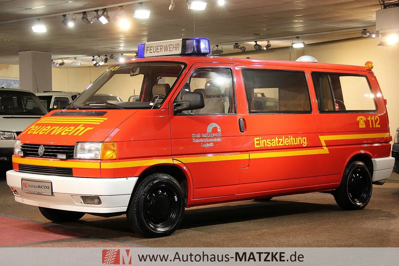 Volkswagen T4 2.0 9-Sitze ELW Standheizung AHK Czerwony - 1