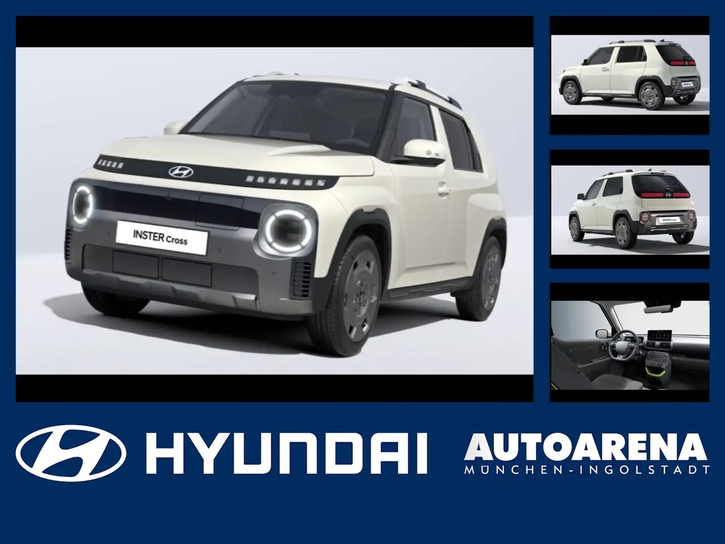 Hyundai Inster Cross 85kW W 49 kWh PDC, Navi uvw. Beige - 1