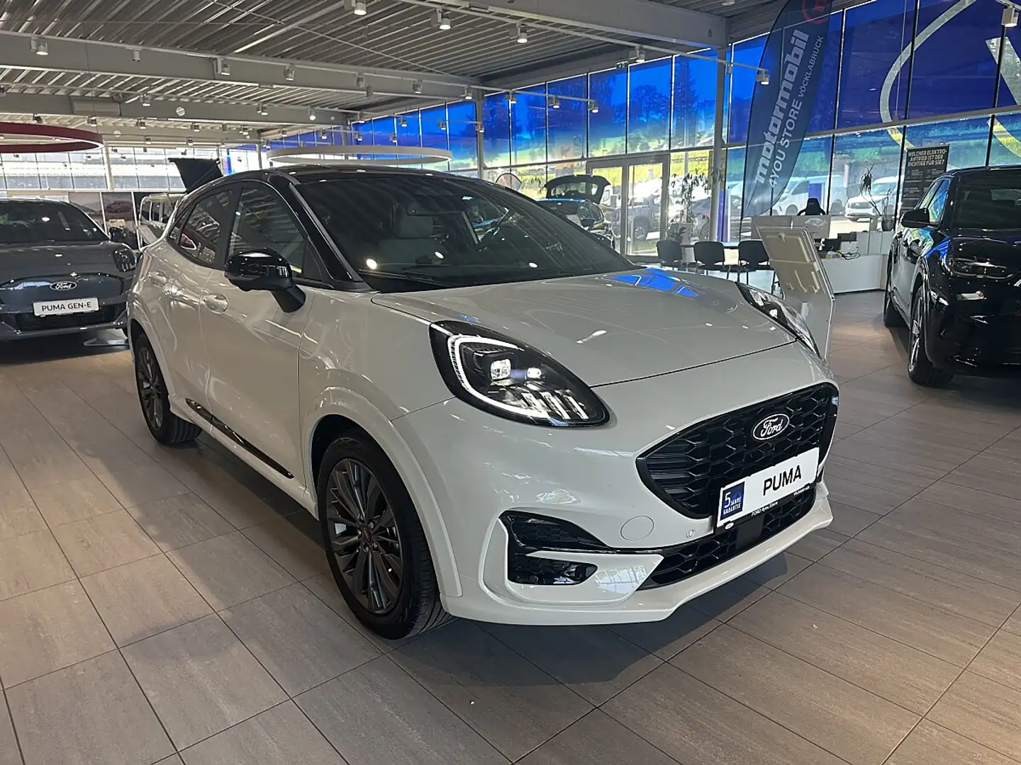 Ford Puma 1,0 EcoBoost Hybrid Sound Edition Weiß - 1