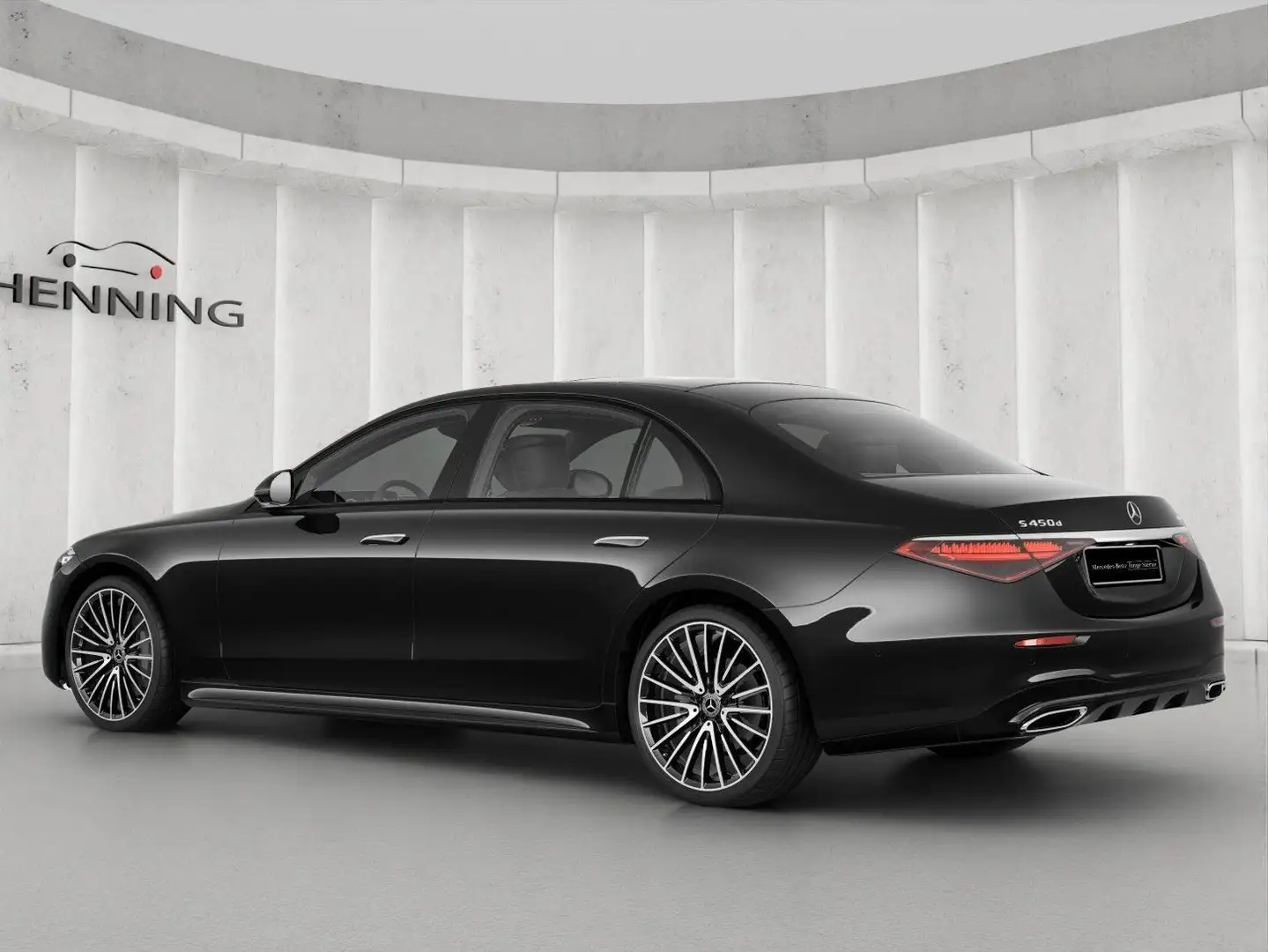 Mercedes-Benz S 450 d L AMG 4M Night Airmat. HUD Pano Burm 21" Noir - 2