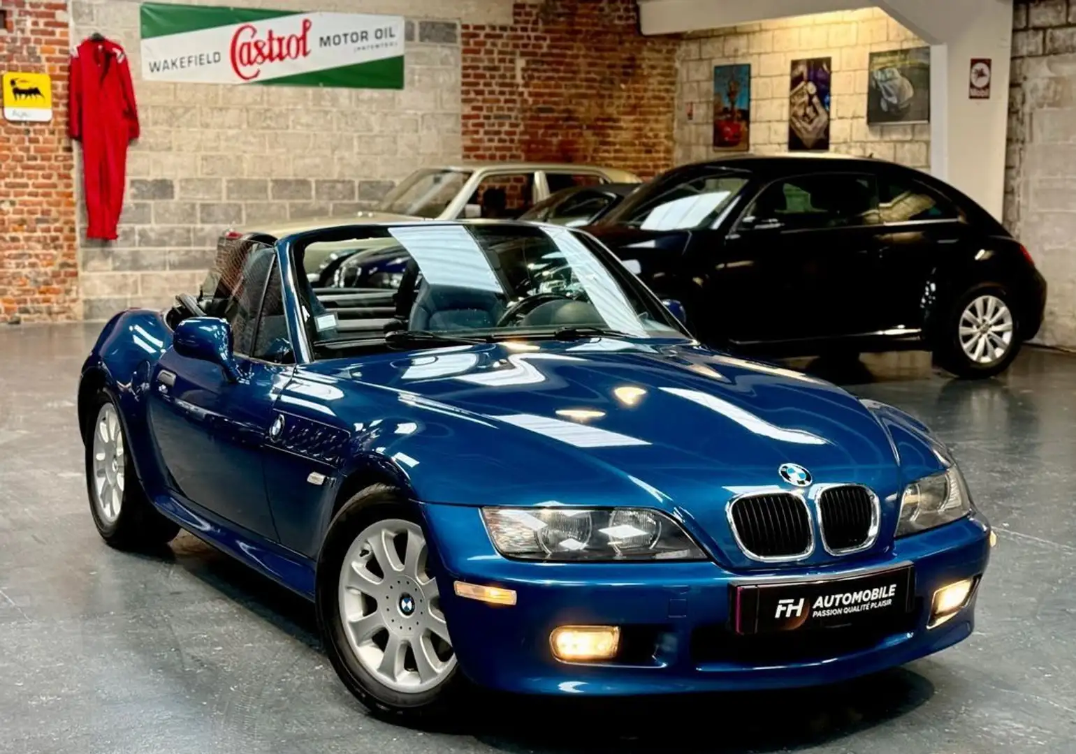 BMW Z3 Roadster 1.9L 118 ch Bleu Topaze Suspensions Sport M, Sièges chauffants Carnet et historique État remarquable Blau - 2