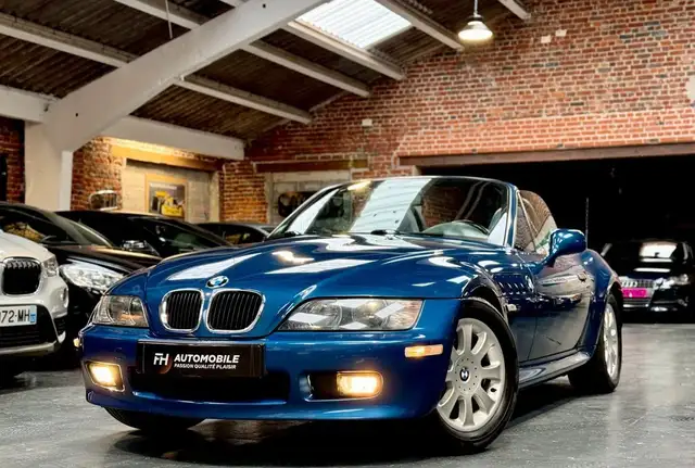 BMW Z3 Roadster 1.9L 118 ch Bleu Topaze Suspensions Sport M, Sièges chauffants Carnet et historique État remarquable