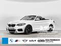 BMW 218 i Cabrio M-Sport FACEL. LED NAVI SHZ PDC Weiß - thumbnail 1