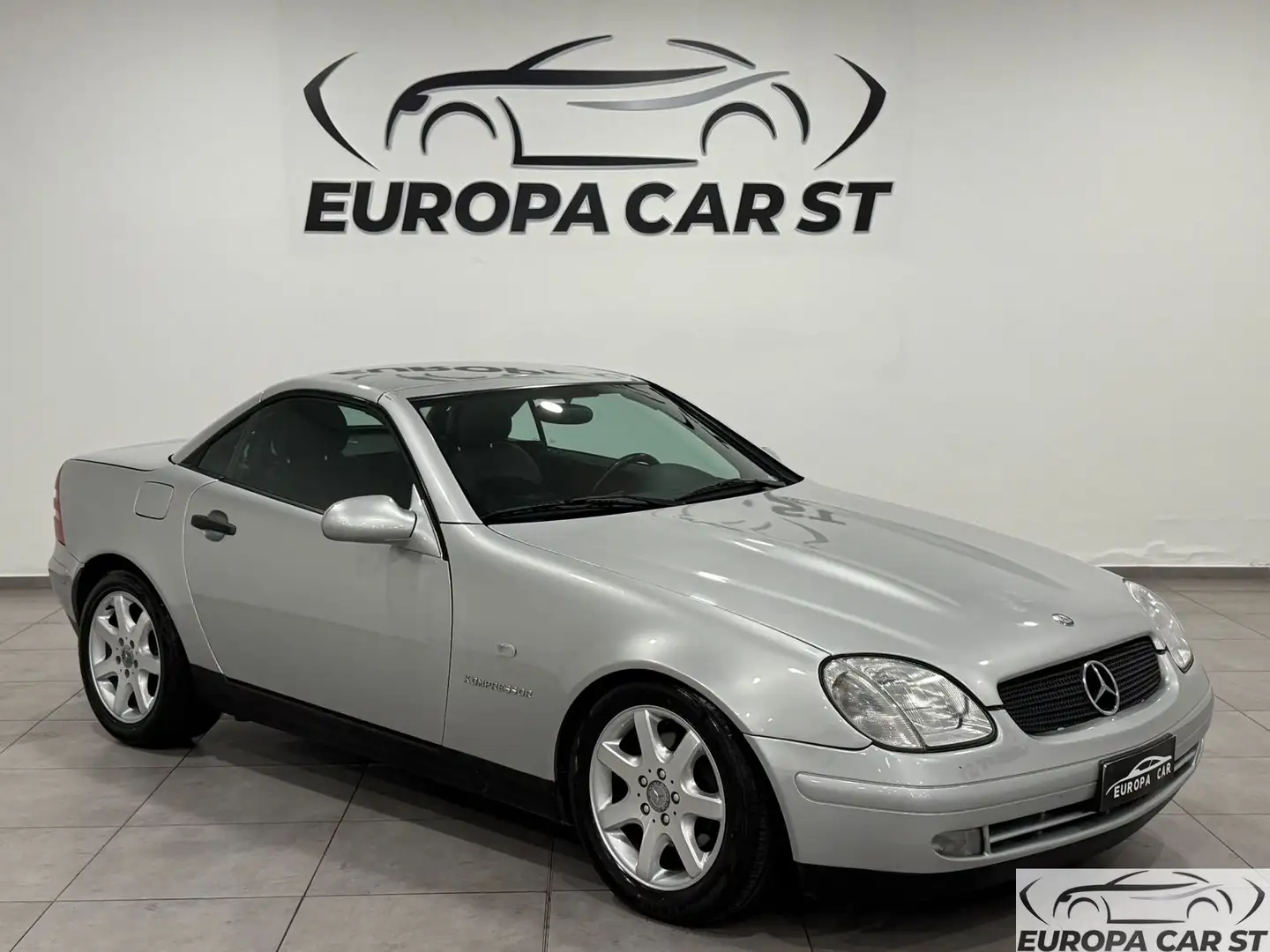 Mercedes-Benz SLK SLK 200 cat Kompressor Cabriolet iscritta asi Grau - 2