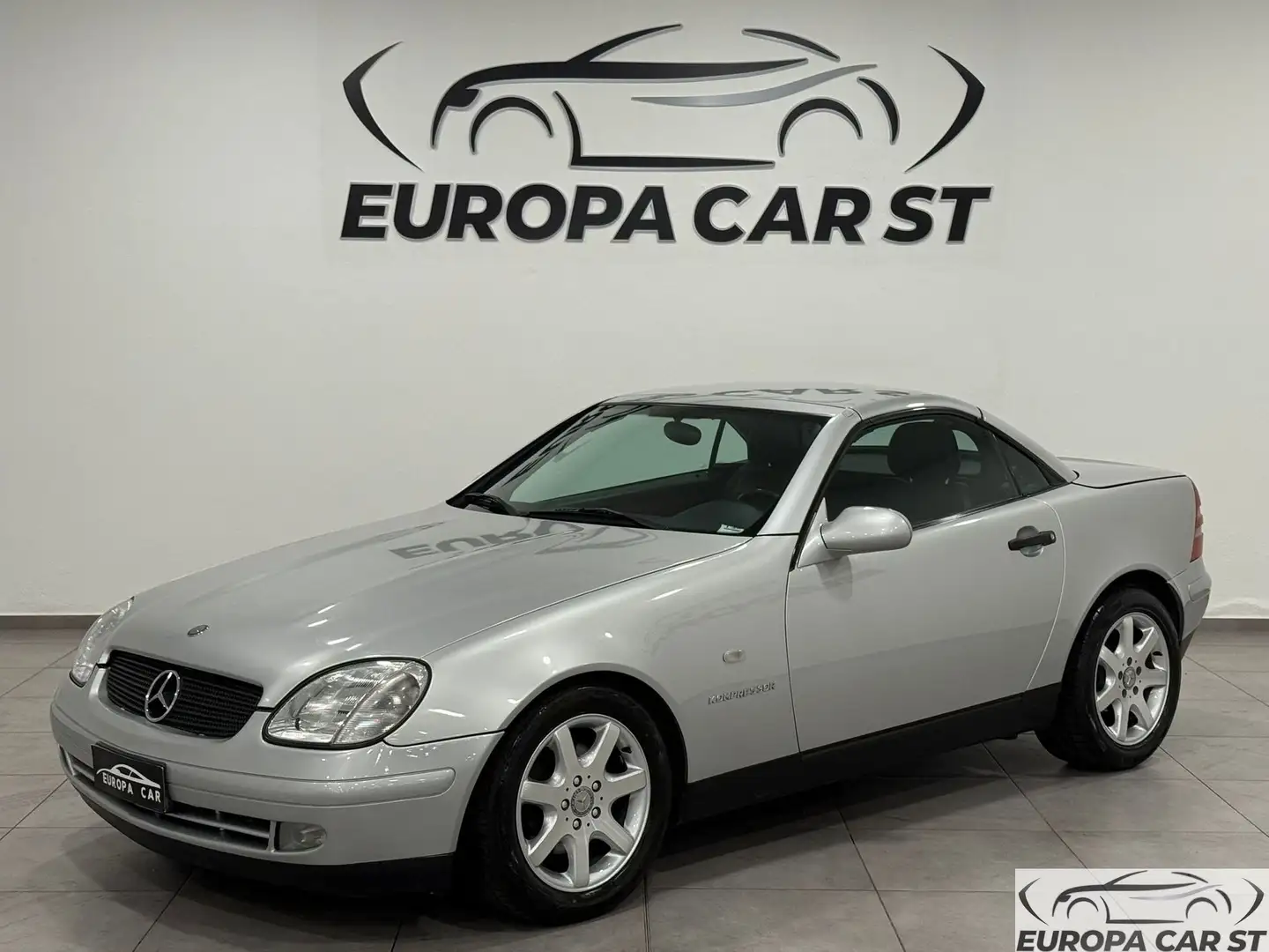 Mercedes-Benz SLK SLK 200 cat Kompressor Cabriolet iscritta asi Grau - 1
