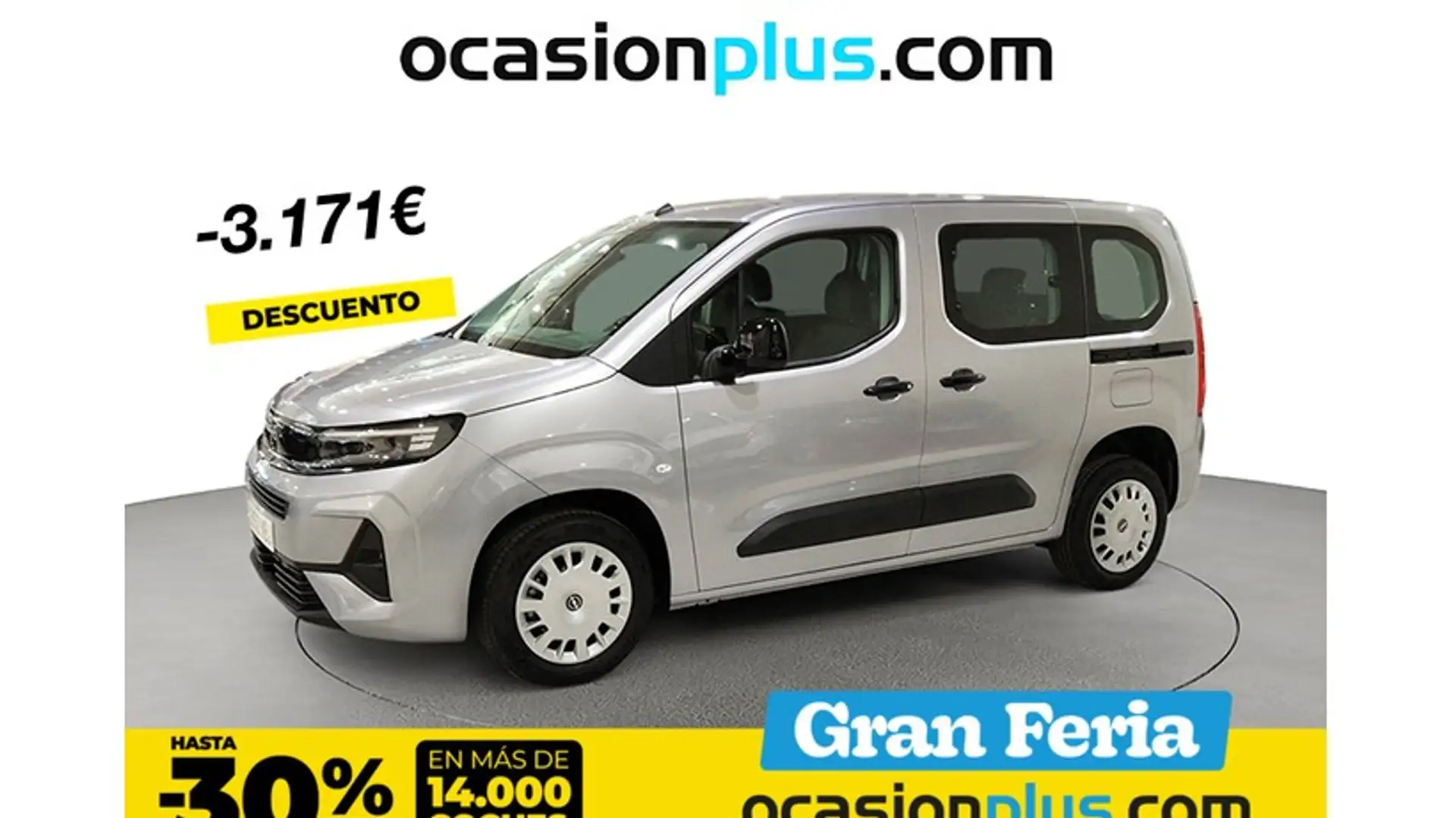 Opel Combo N1 Combi 1.5TD S&S L 100 Argent - 1