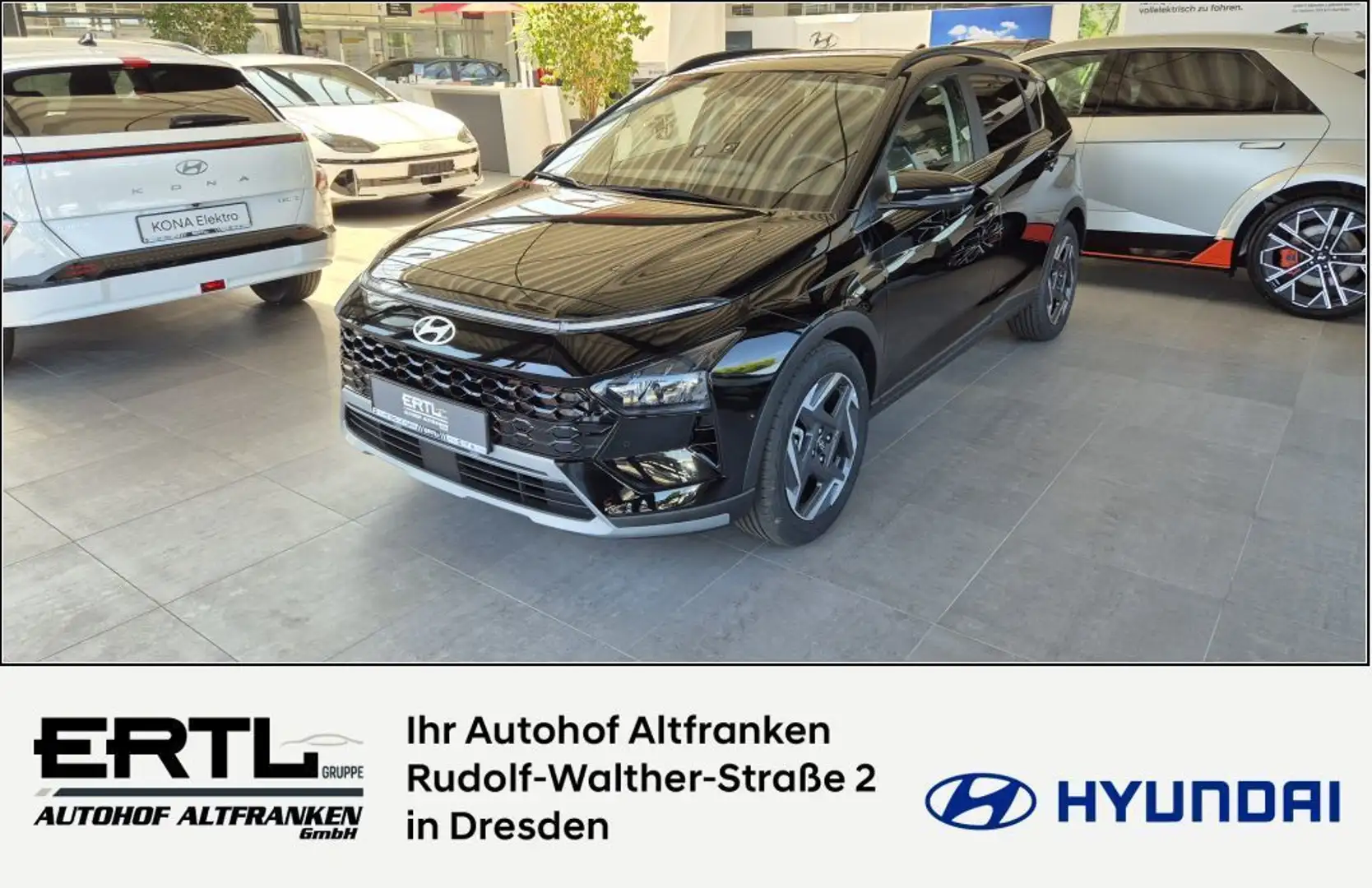 Hyundai BAYON 1.0 T-GDI DCT Prime Schwarz - 1