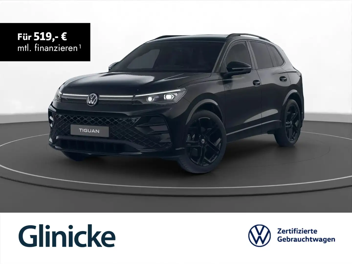 Volkswagen Tiguan 2.0 TDI R-Line AHK Matrix LM 20" Navi ACC Schwarz - 1