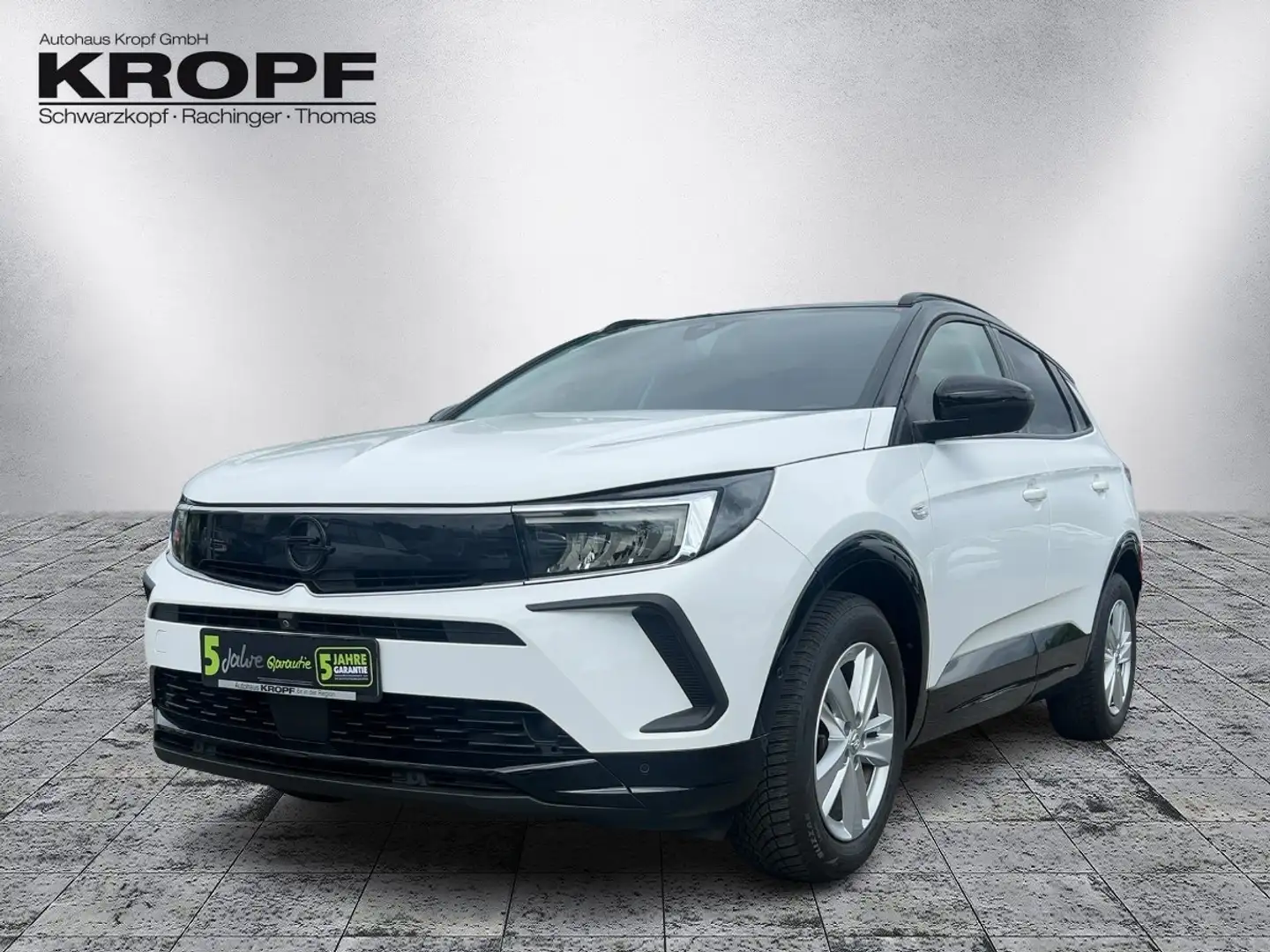 Opel Grandland 1.5 D **ALU LED Navi PDC Kam** Weiß - 2