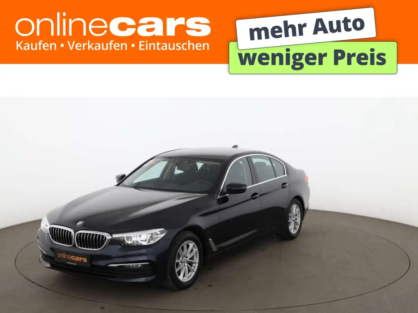 BMW 520 d Limousine Aut LED AHK NAVI SITZHZG TEMPOMAT Blau - 1