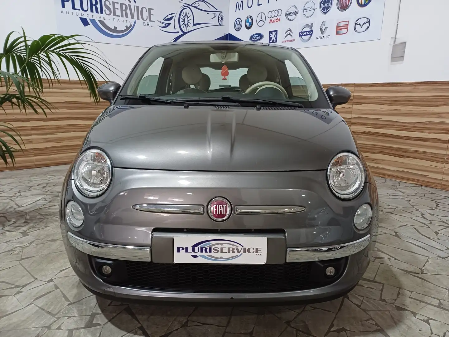 Fiat 500 500 1.2 easypower Lounge Gpl 69cv E6 Gris - 2