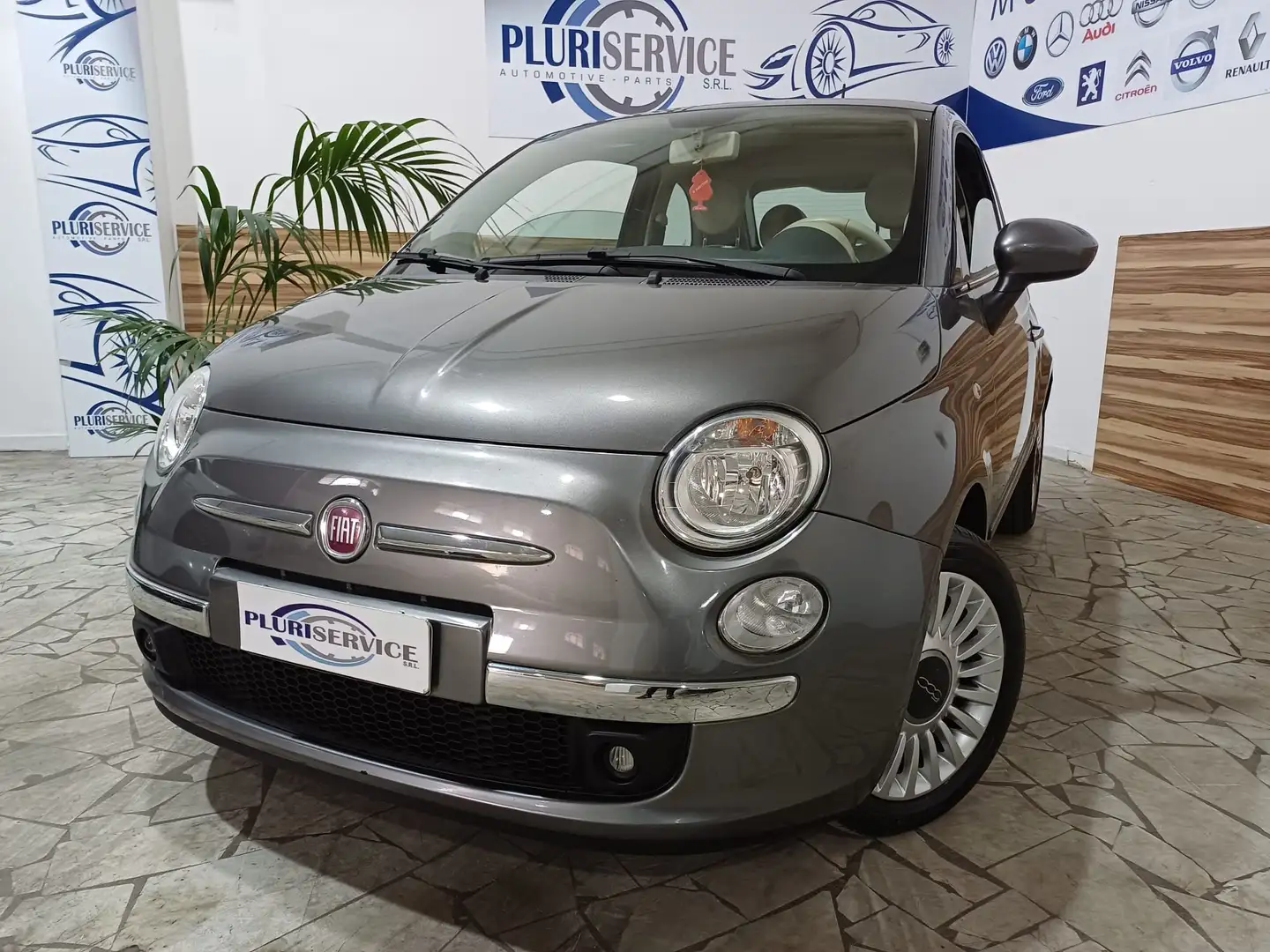 Fiat 500 500 1.2 easypower Lounge Gpl 69cv E6 Gris - 1