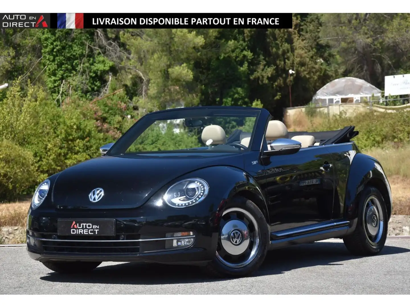 Volkswagen Coccinelle Coccinelle Cabriolet 1.4 16V TSI - 160 - BV DSG 7  Noir - 1