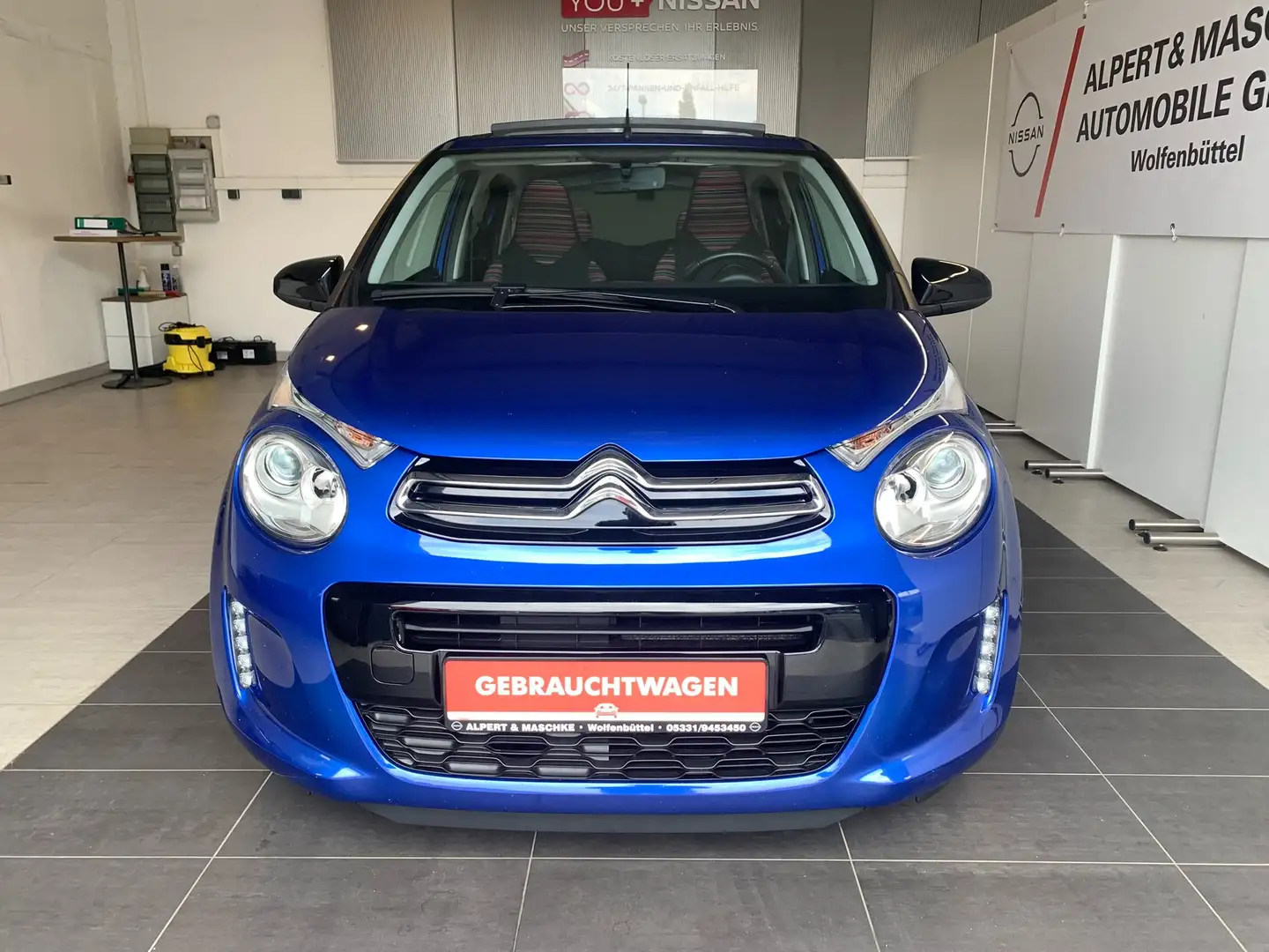 Citroen C1 1,0 Airscape Shine /SHZ/Carplay/Faltdach/Klima Bleu - 2