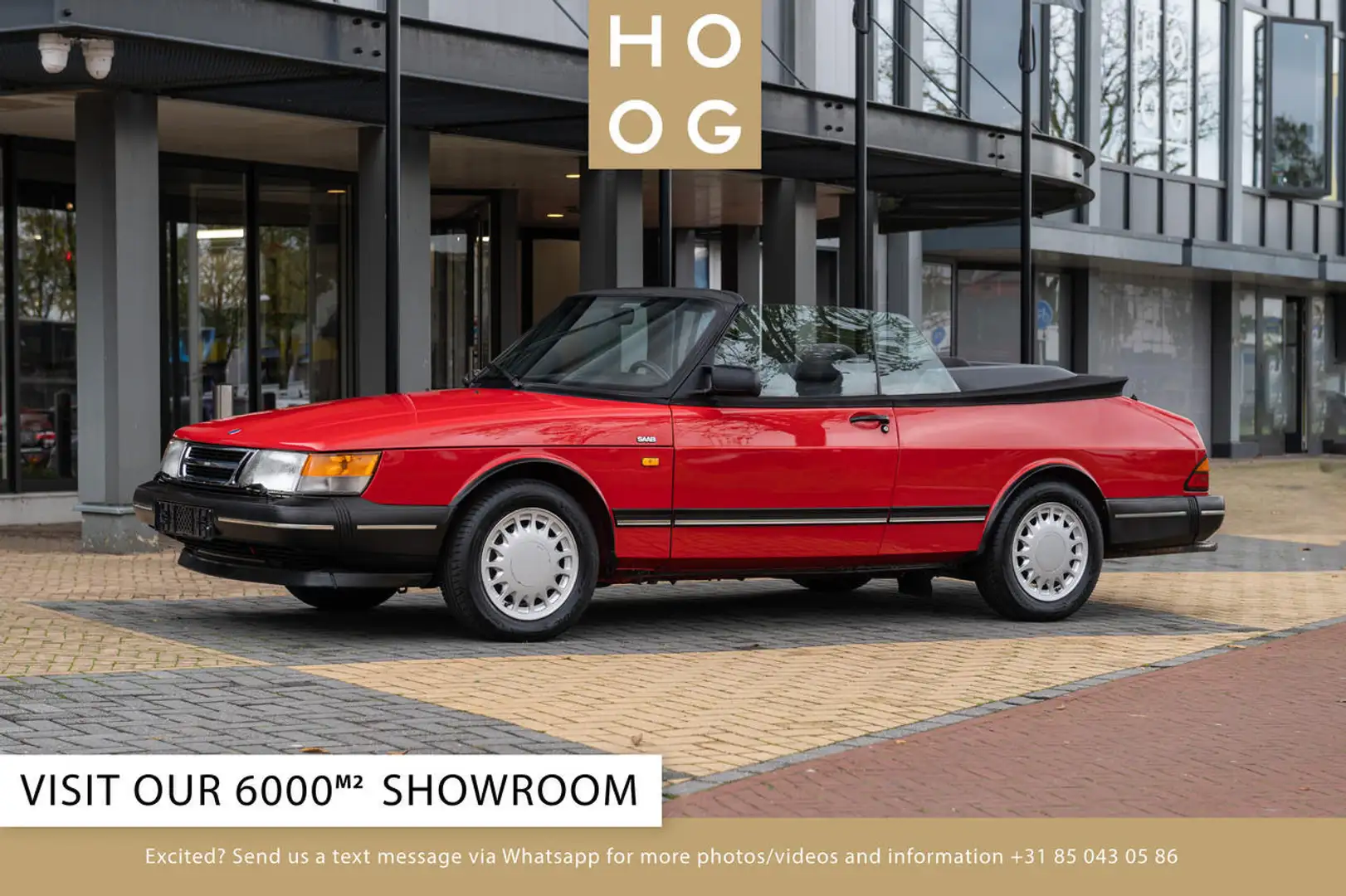 Saab 900 Cabrio 2.0 S LPT Красный - 1