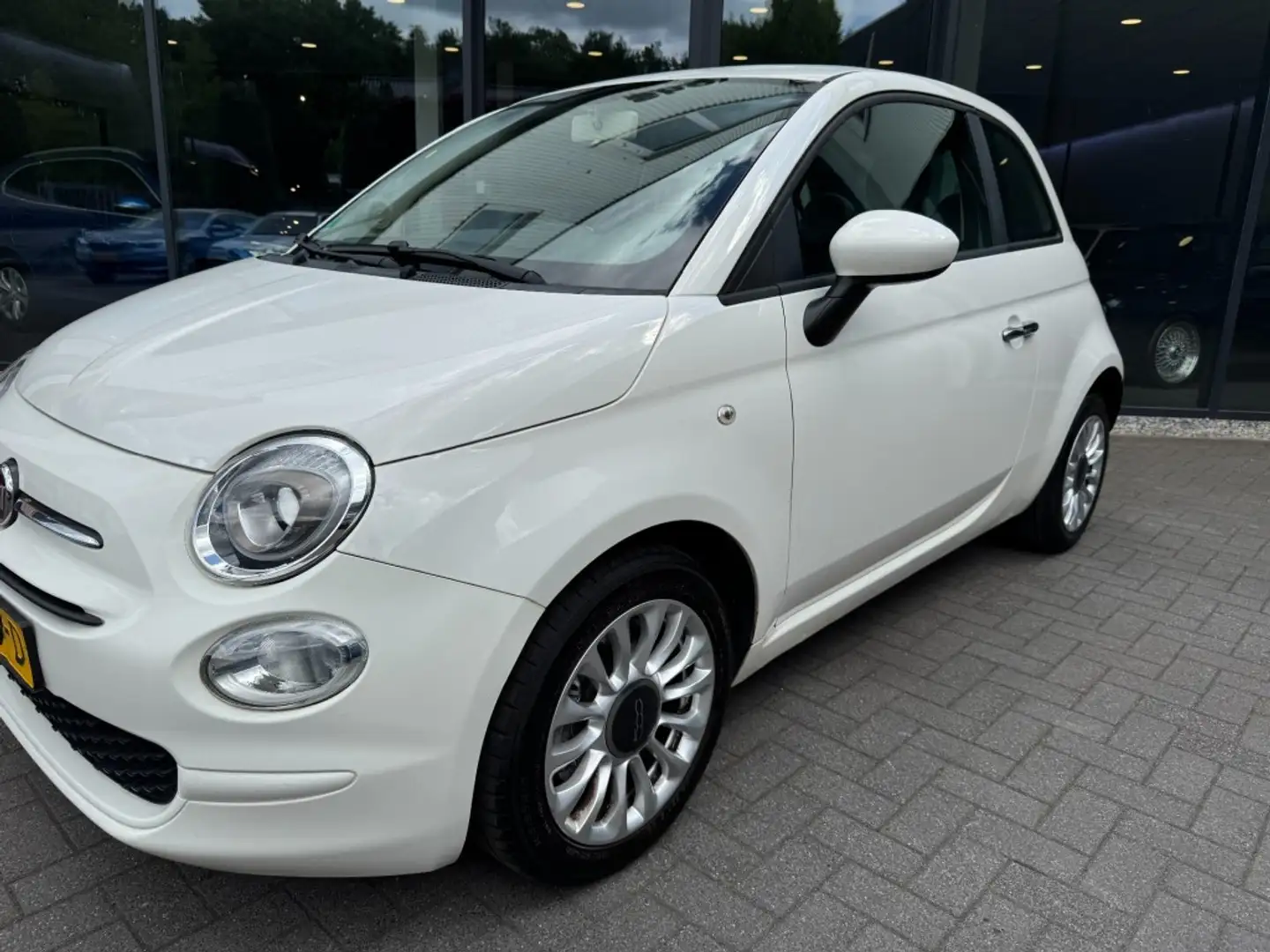 Fiat 500 0.9T 80pk Popstar Facelift,airco,Multi Stuur,Elekt Weiß - 2