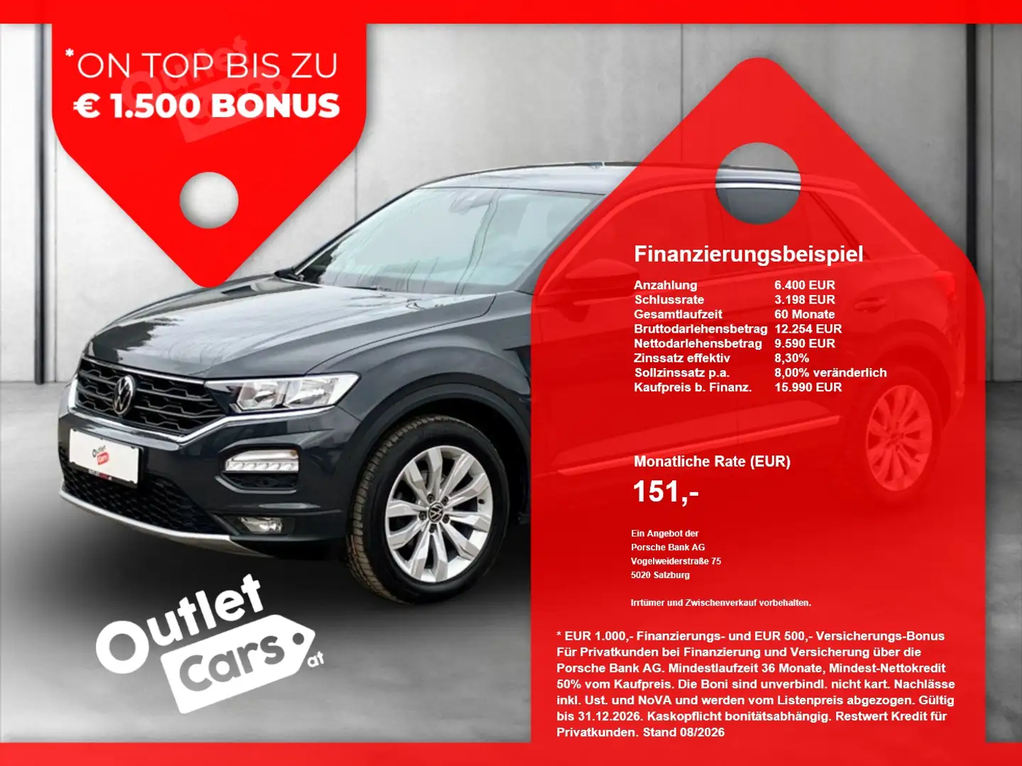 Volkswagen T-Roc 1.5TSI Sport DSG ASSIST+NAV+RADAR+PARKHILFE Grau - 1