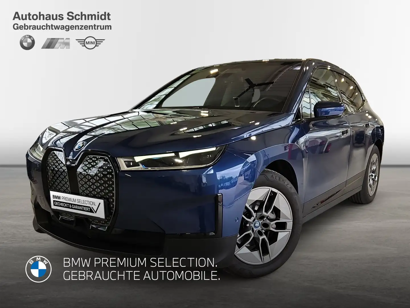 BMW iX xDrive50 656€ netto *B&W*Laser*Driv A Prof*AHK*2 A Azul - 1
