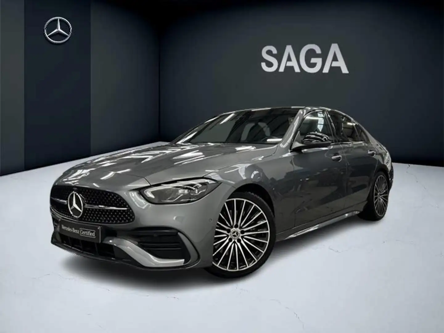 Mercedes-Benz C 180 Berline AMG Pack Night Pano Grijs - 1