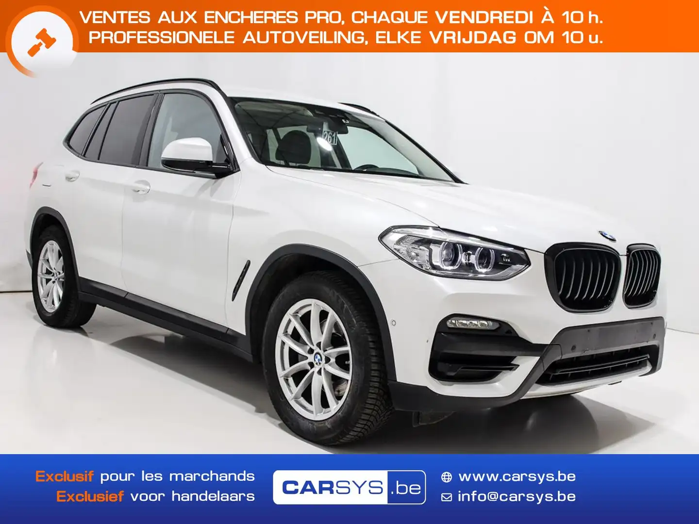 BMW X3 XDRIVE 20D - BVA 18 - LED - CAM - CUIR Wit - 1