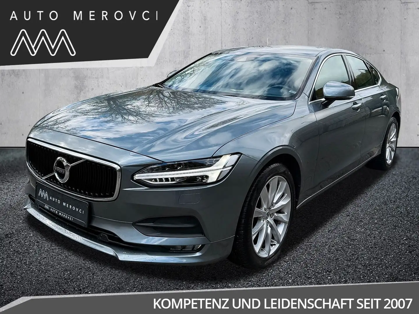 Volvo S90 T4 Geartronic/ACC-Lane-Tot Winkel/Leder/Cam Grau - 1