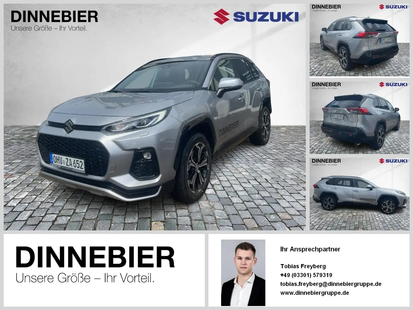 Suzuki Across PLUG-IN HYBRID COMFORT+ SpurH elSitz LED Silber - 1