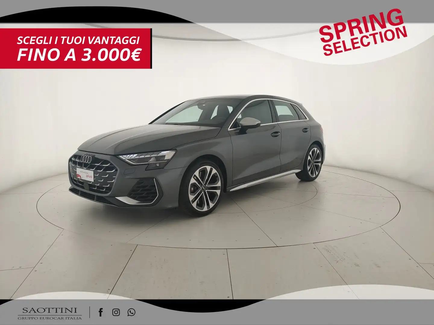 Audi S3 Sportback 2.0 TFSI quattro S tronic Grigio - 1