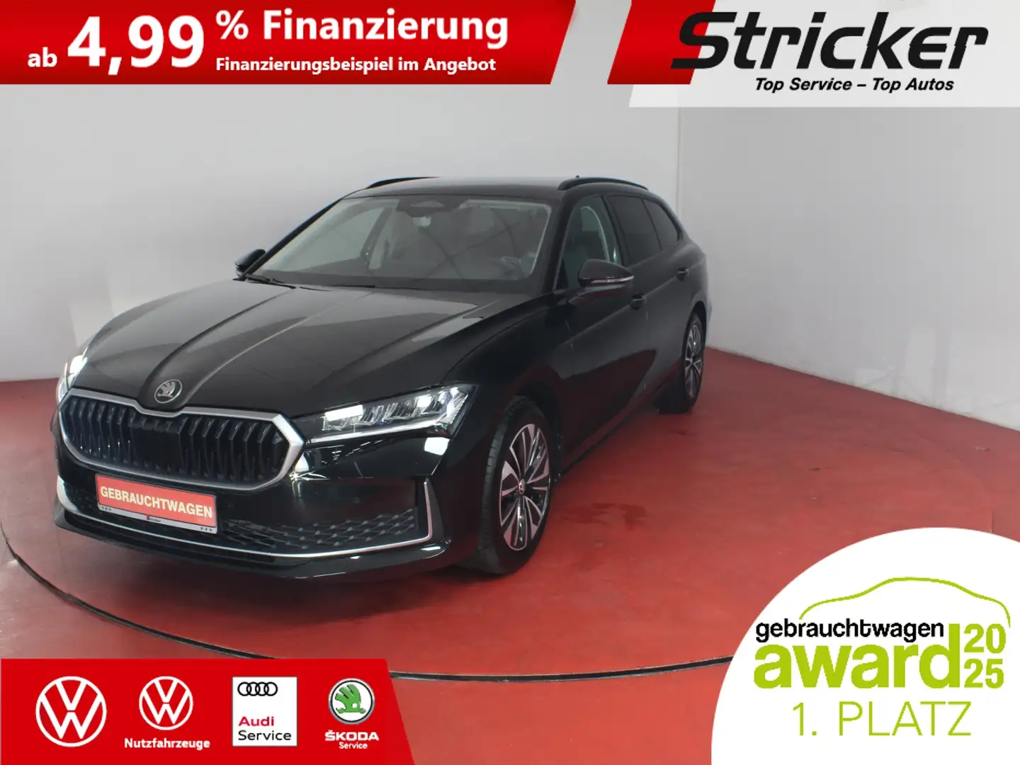 Skoda Superb Combi Selection 1.5eTSI DSG 350,-ohne Anzahlung N Schwarz - 1