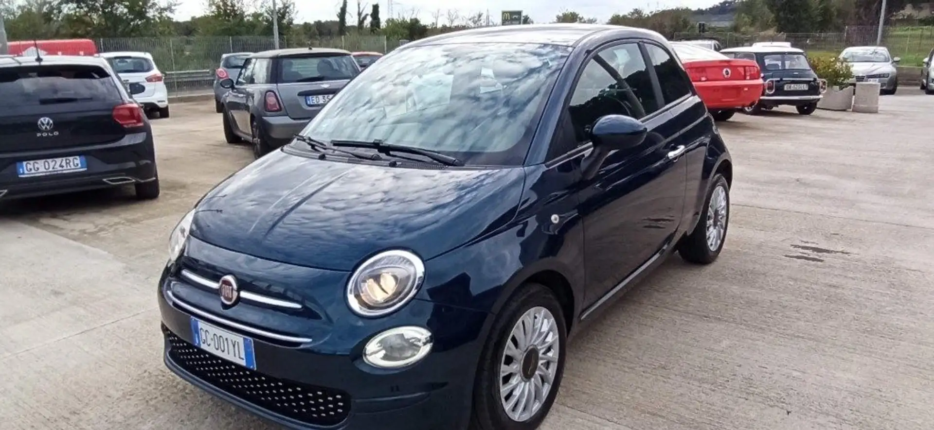 Fiat 500 1.0 Hybrid Lounge - NEOPATENTATI - Blau - 1