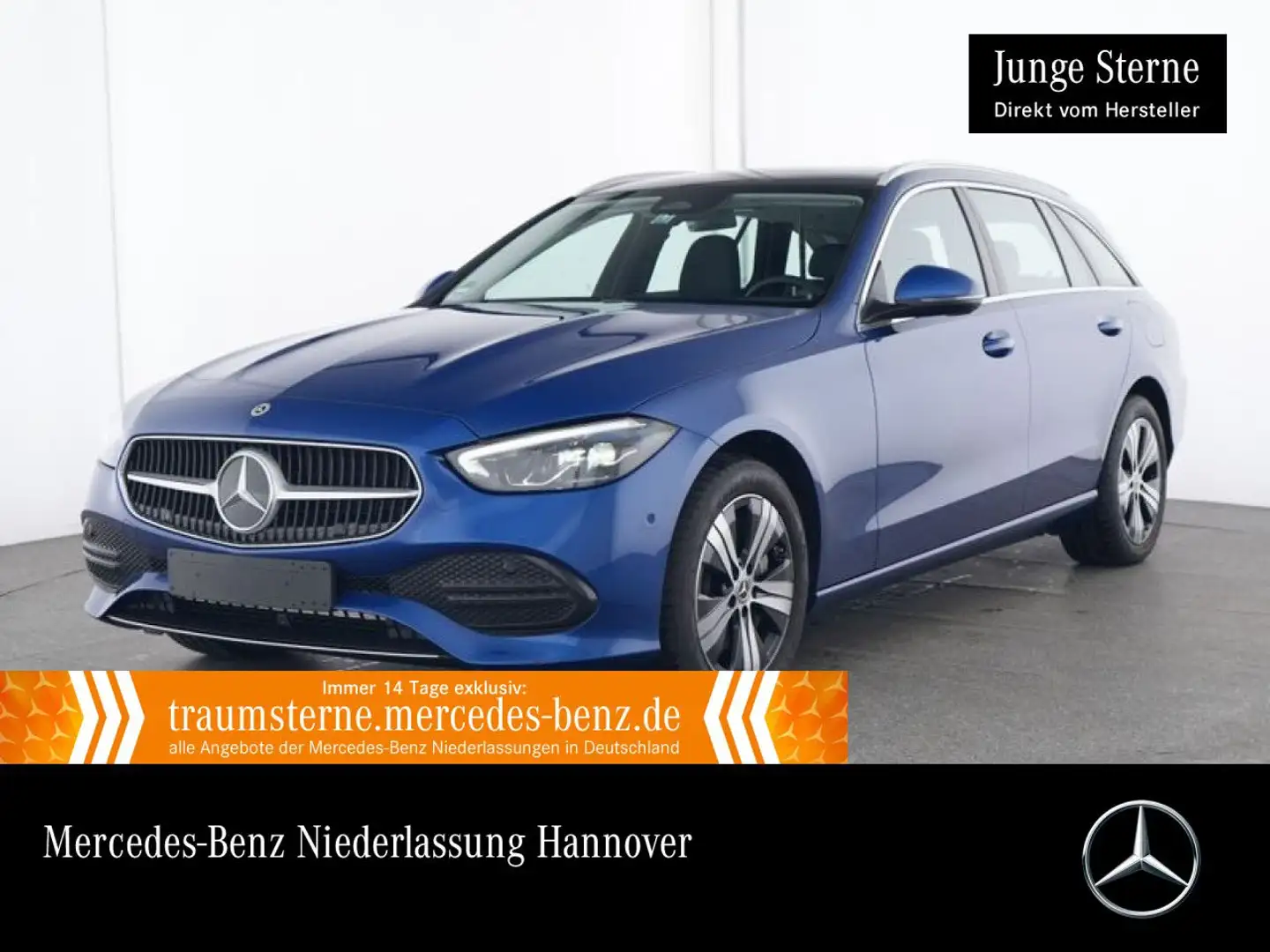 Mercedes-Benz C 300 de T AVANTG+PANO+AHK+LED+KAMERA+TOTW+KEYLESS Blau - 1