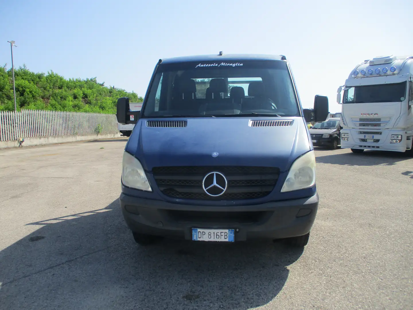 Mercedes-Benz Sprinter 418 CDI 3000 184CV E4 DOPPIA CABINA7 CASSONE FISSO Blu/Azzurro - 2
