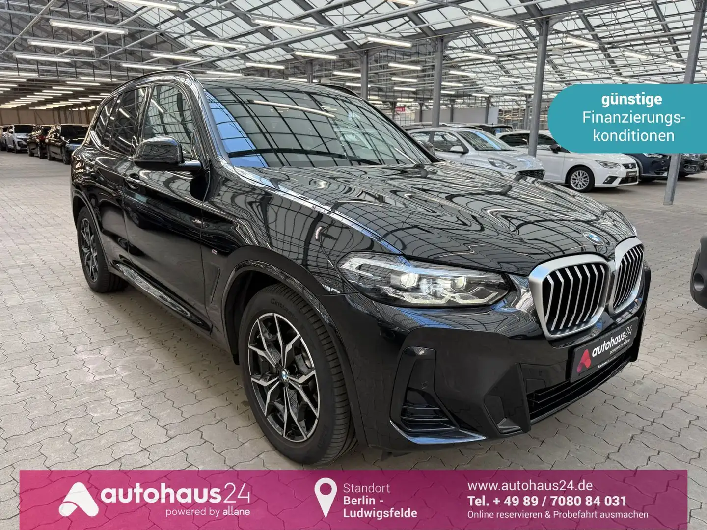 BMW X3 xDrive 30d Mild-Hybrid  M Sport|LED|Leder Schwarz - 1